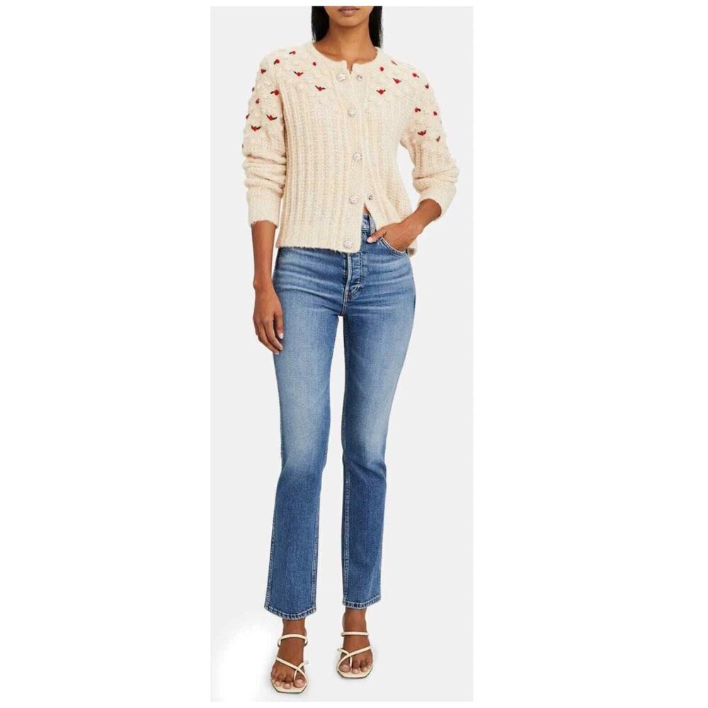 NWT RE/DONE 80s Slim Straight-Leg Jeans Size 28